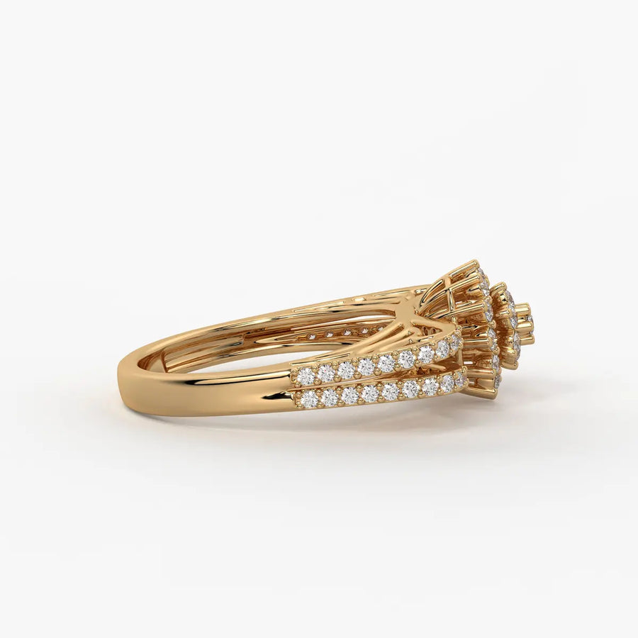 Starblossom Diamond Ring
