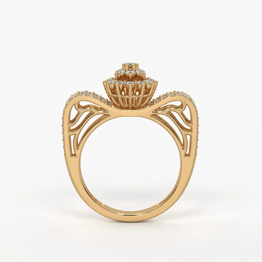 Starblossom Diamond Ring