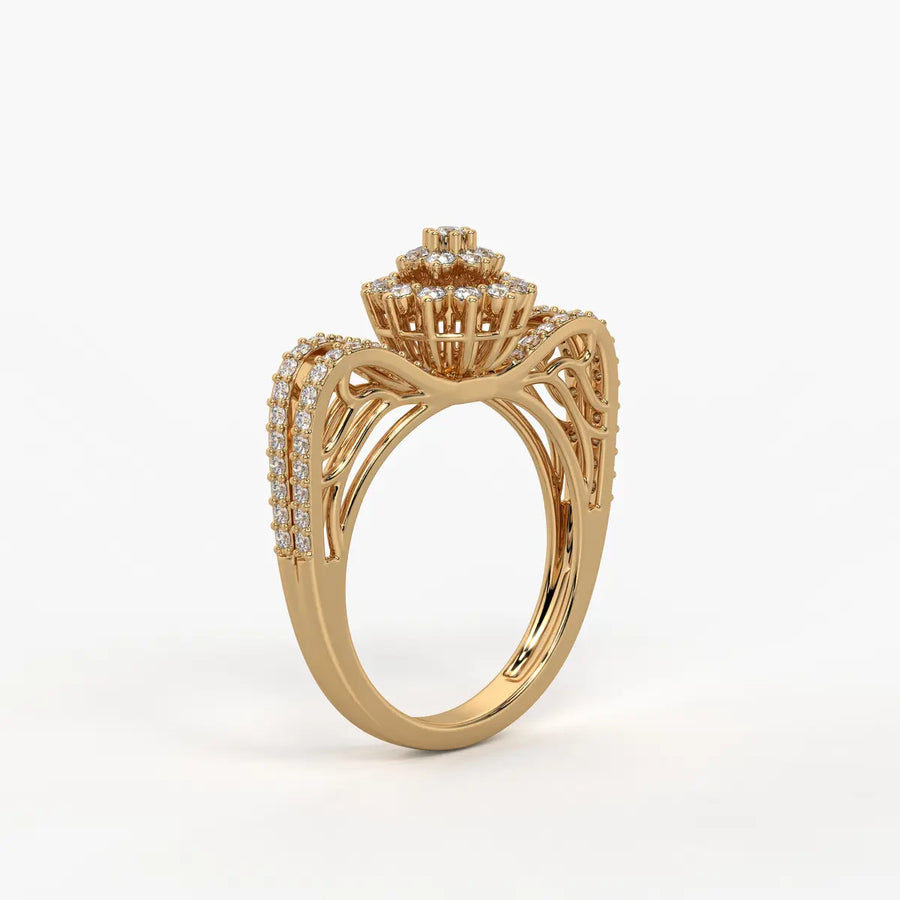 Starblossom Diamond Ring