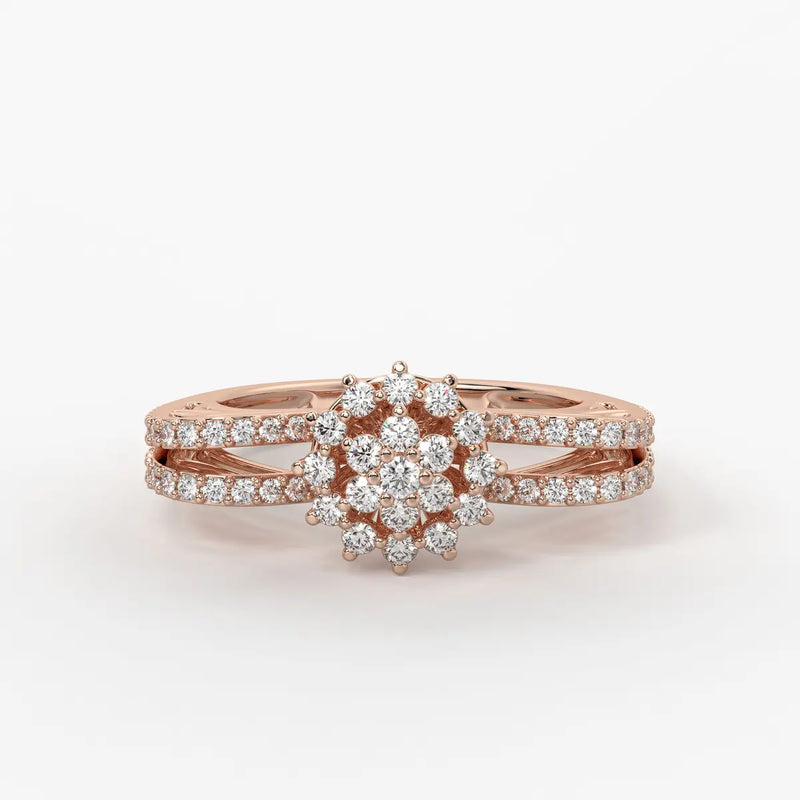 Starblossom Diamond Ring