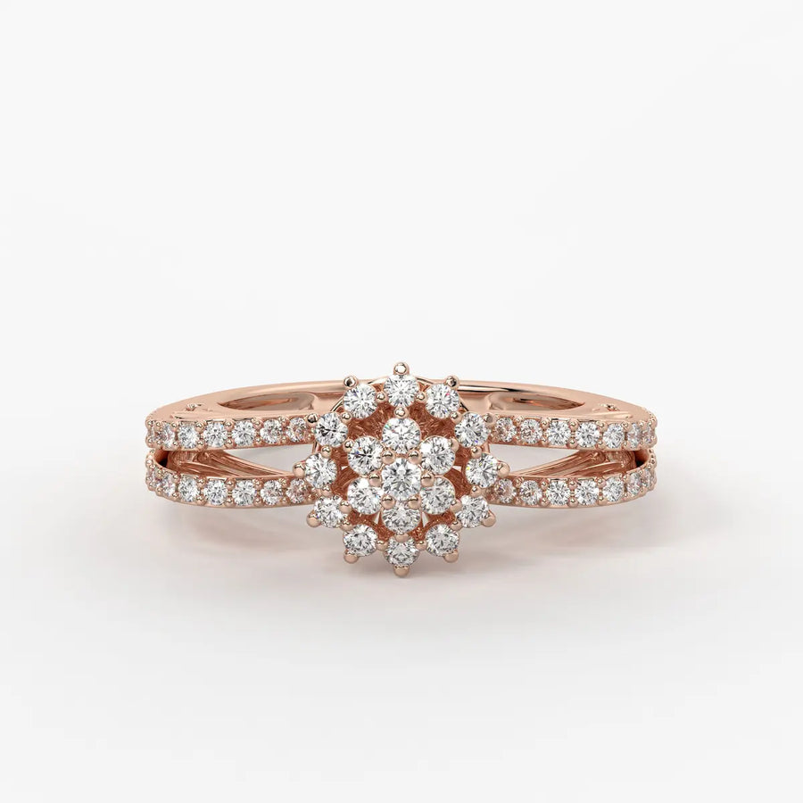 Starblossom Diamond Ring