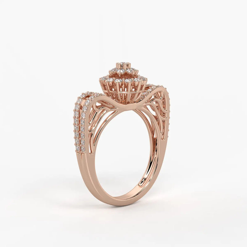 Starblossom Diamond Ring