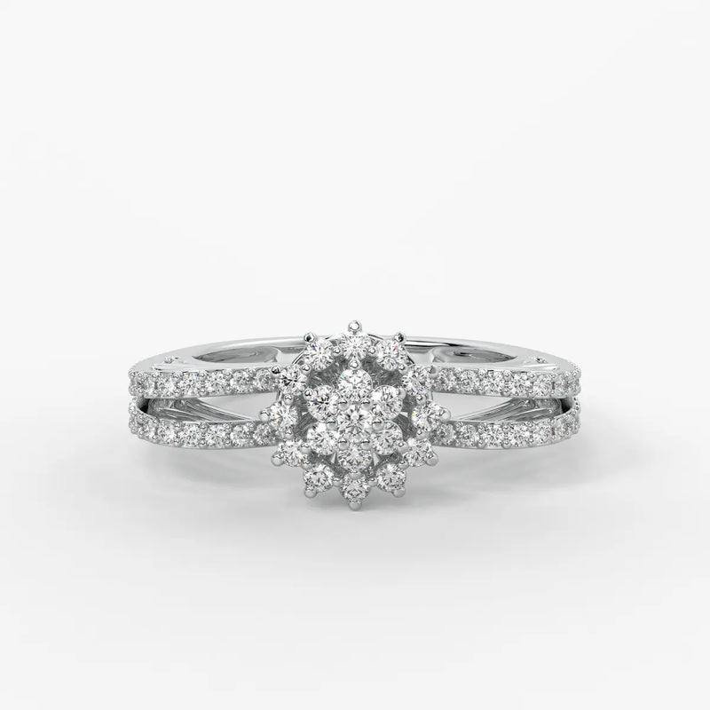 Starblossom Diamond Ring