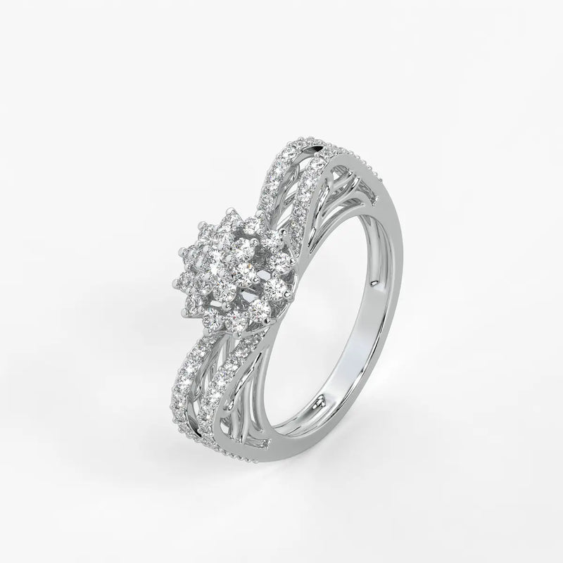Starblossom Diamond Ring