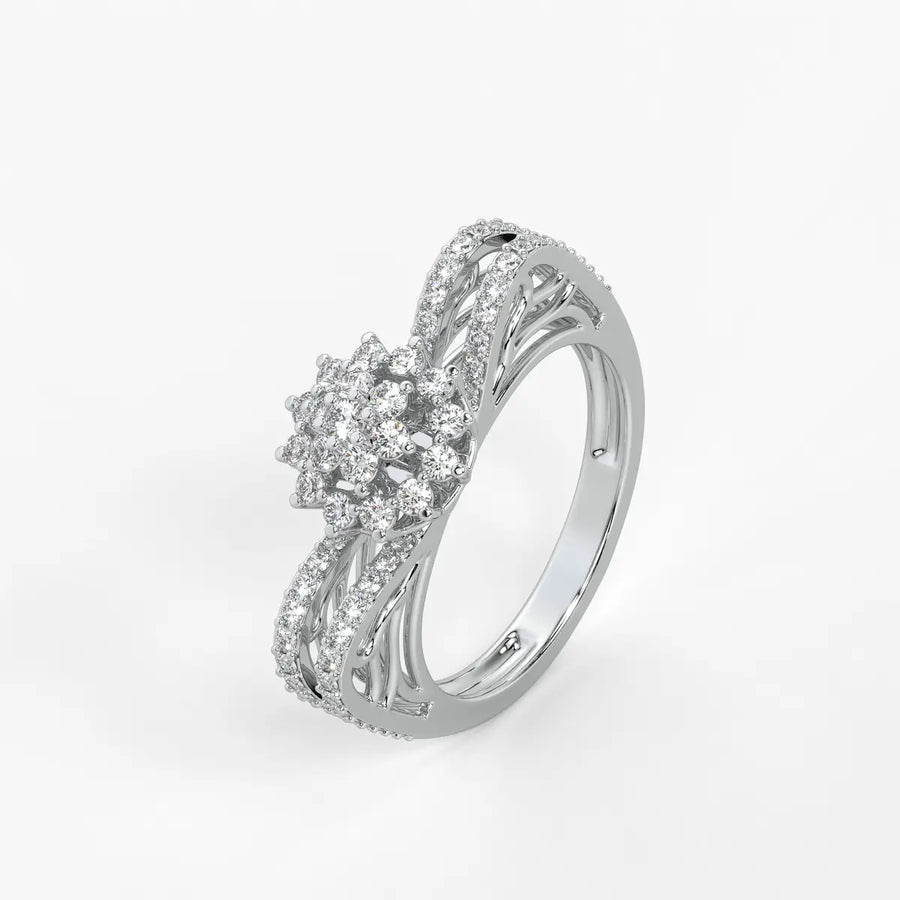 Starblossom Diamond Ring