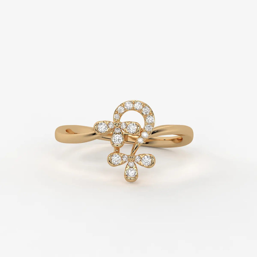 Xavryn Diamond Enigma Flow Ring