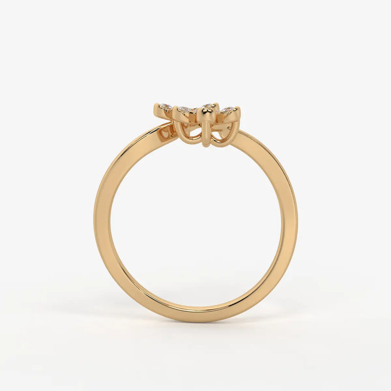 Xavryn Diamond Enigma Flow Ring