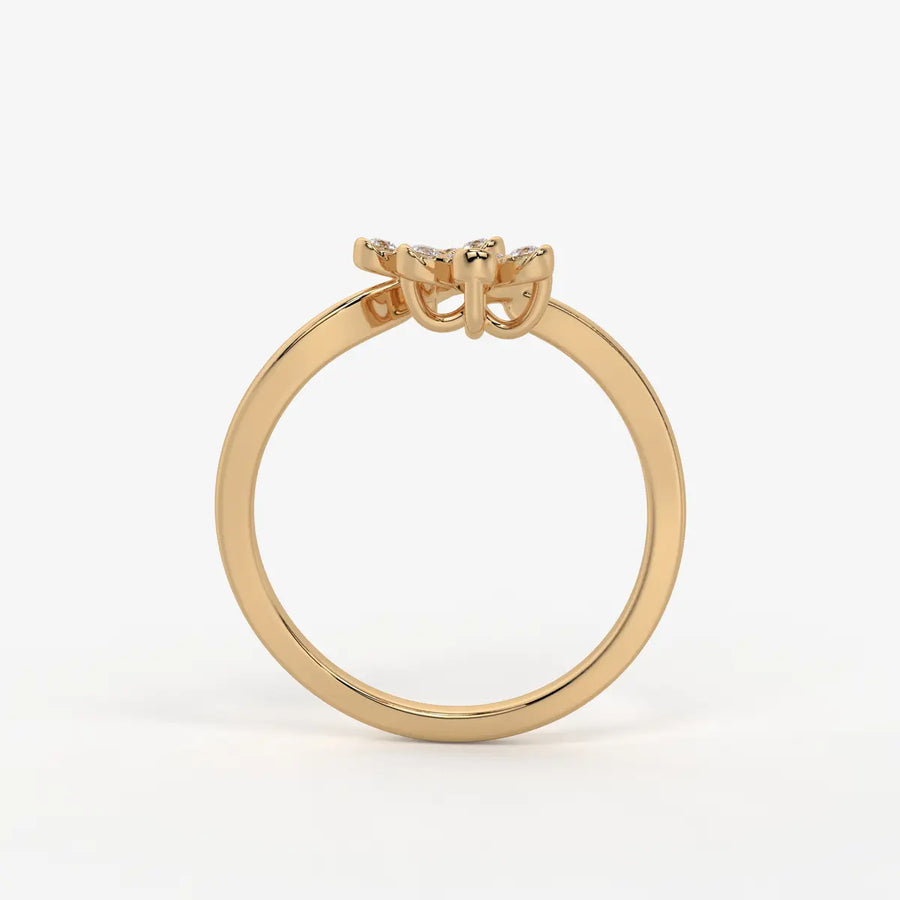 Xavryn Diamond Enigma Flow Ring