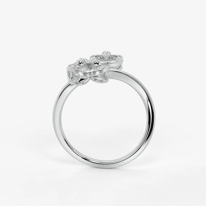Elarisse Diamond Heart Duet Ring