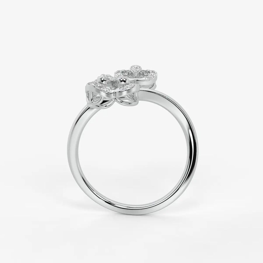 Elarisse Diamond Heart Duet Ring