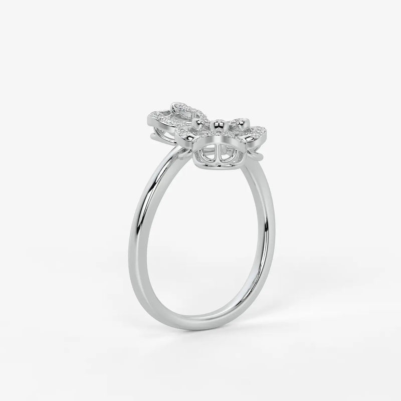 Elarisse Diamond Heart Duet Ring