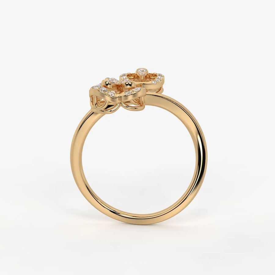 Elarisse Diamond Heart Duet Ring
