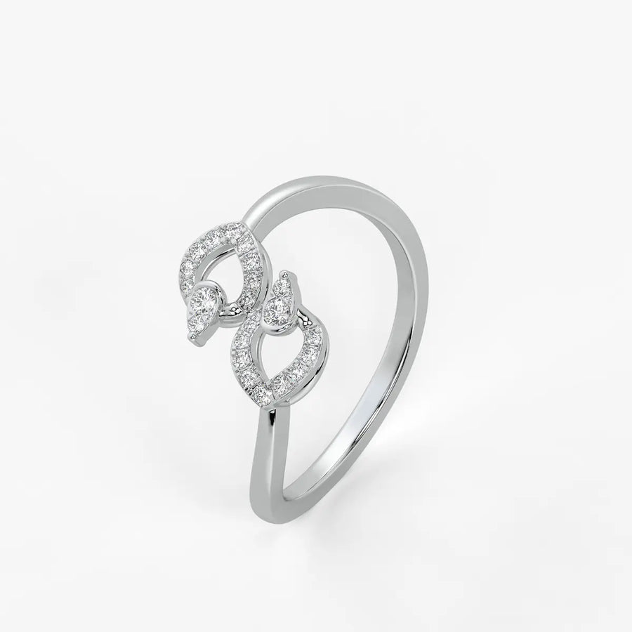 Virelisse Diamond Petal Embrace Ring
