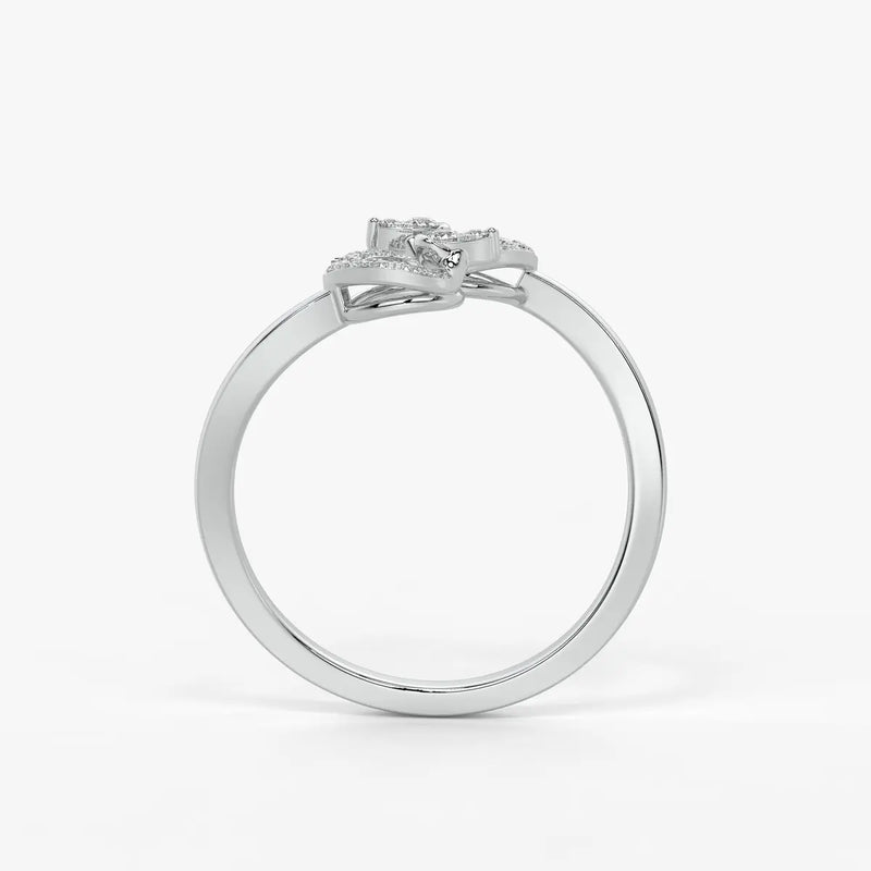 Virelisse Diamond Petal Embrace Ring