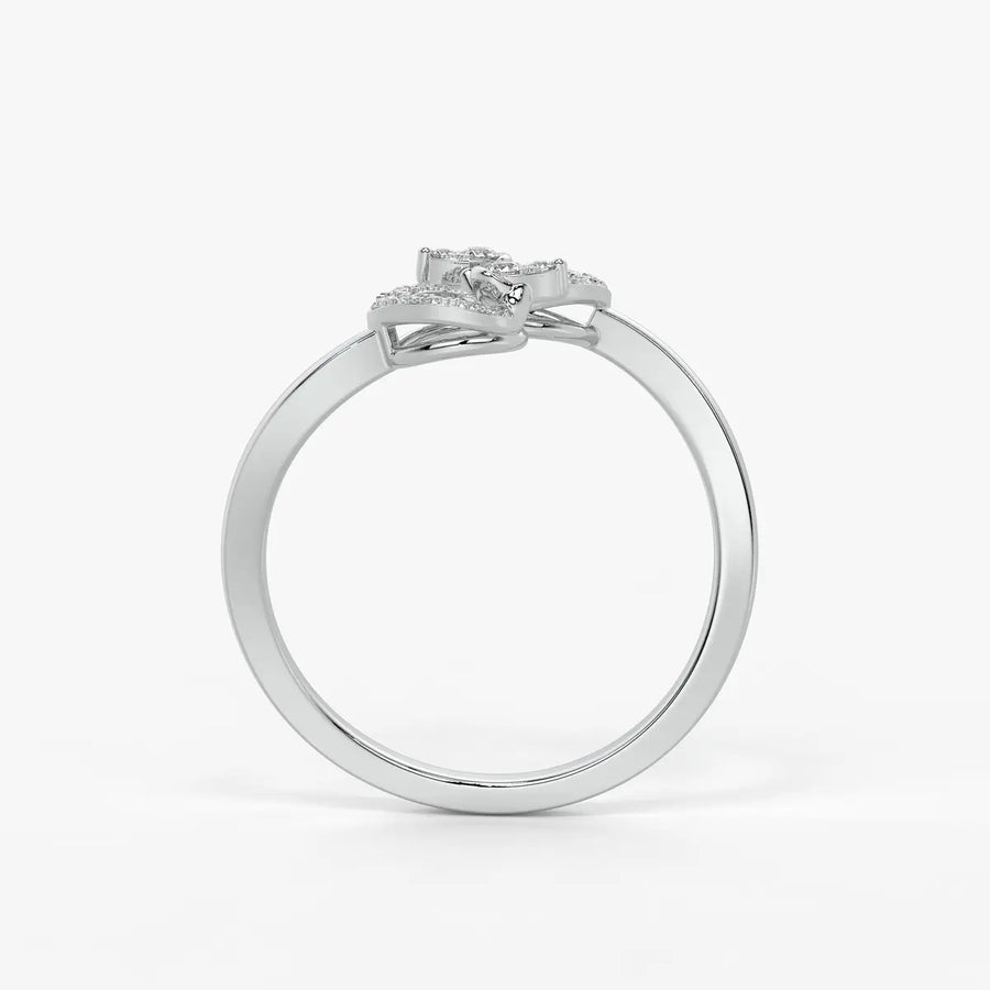 Virelisse Diamond Petal Embrace Ring
