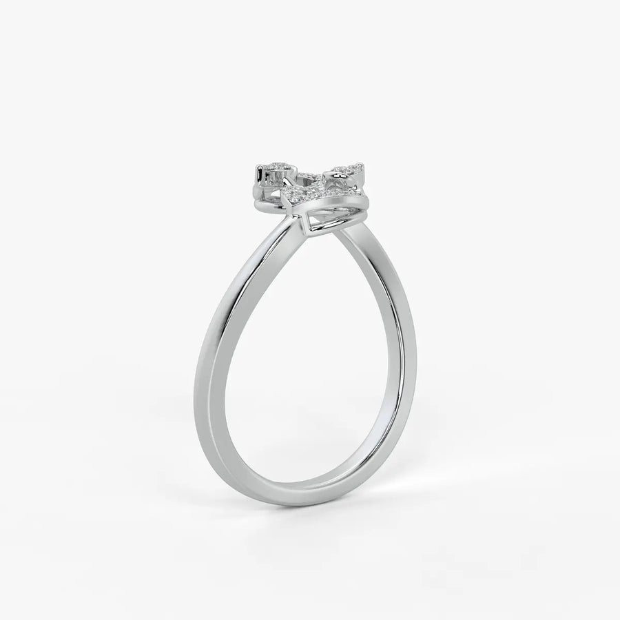 Virelisse Diamond Petal Embrace Ring