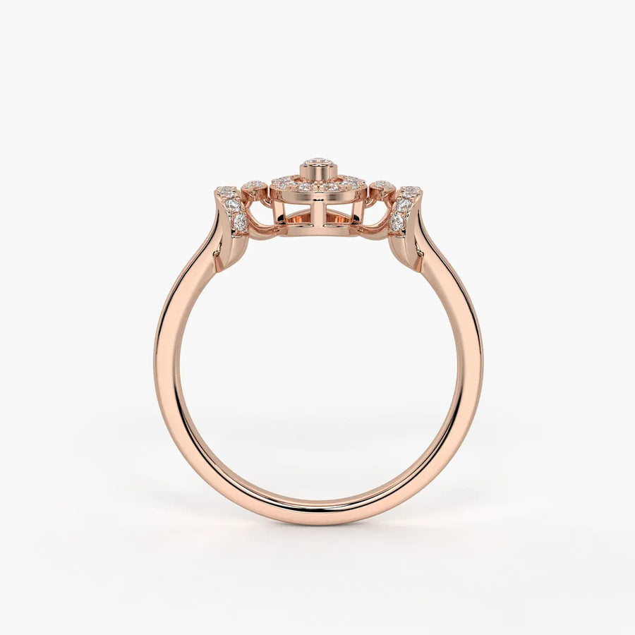 Mireza Diamond Royal Aura Ring