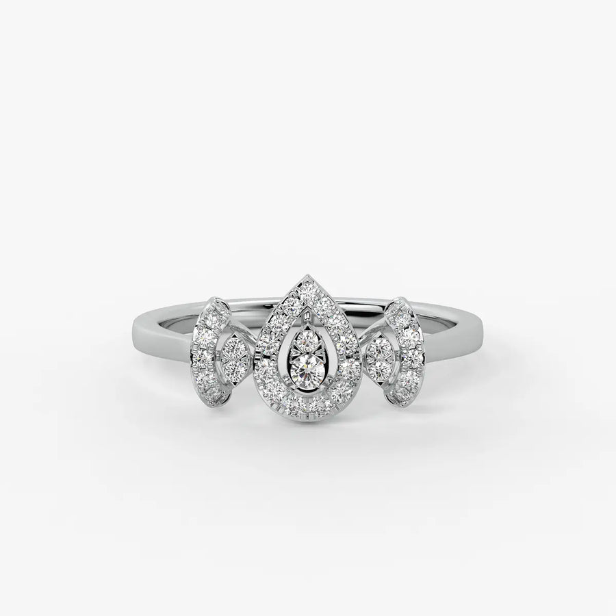 Mireza Diamond Royal Aura Ring