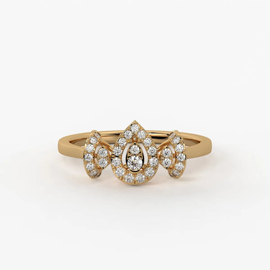 Mireza Diamond Royal Aura Ring