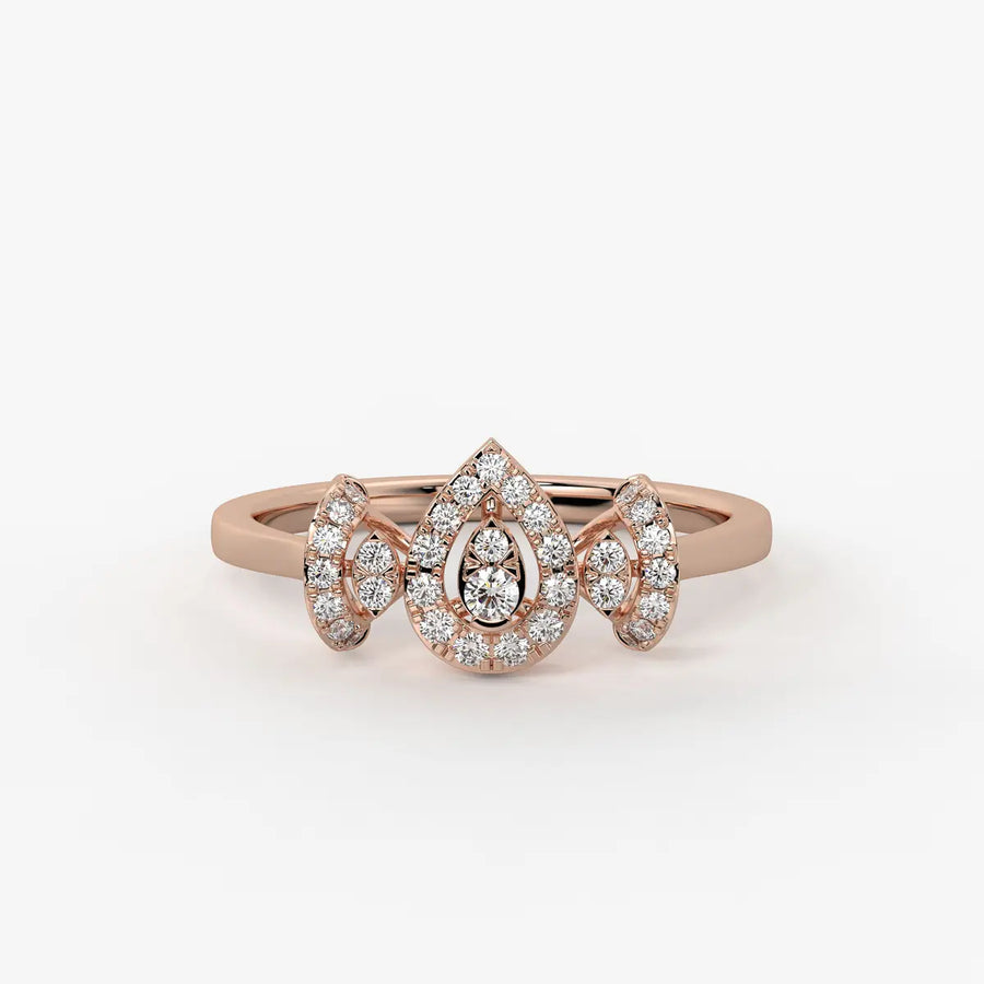 Mireza Diamond Royal Aura Ring