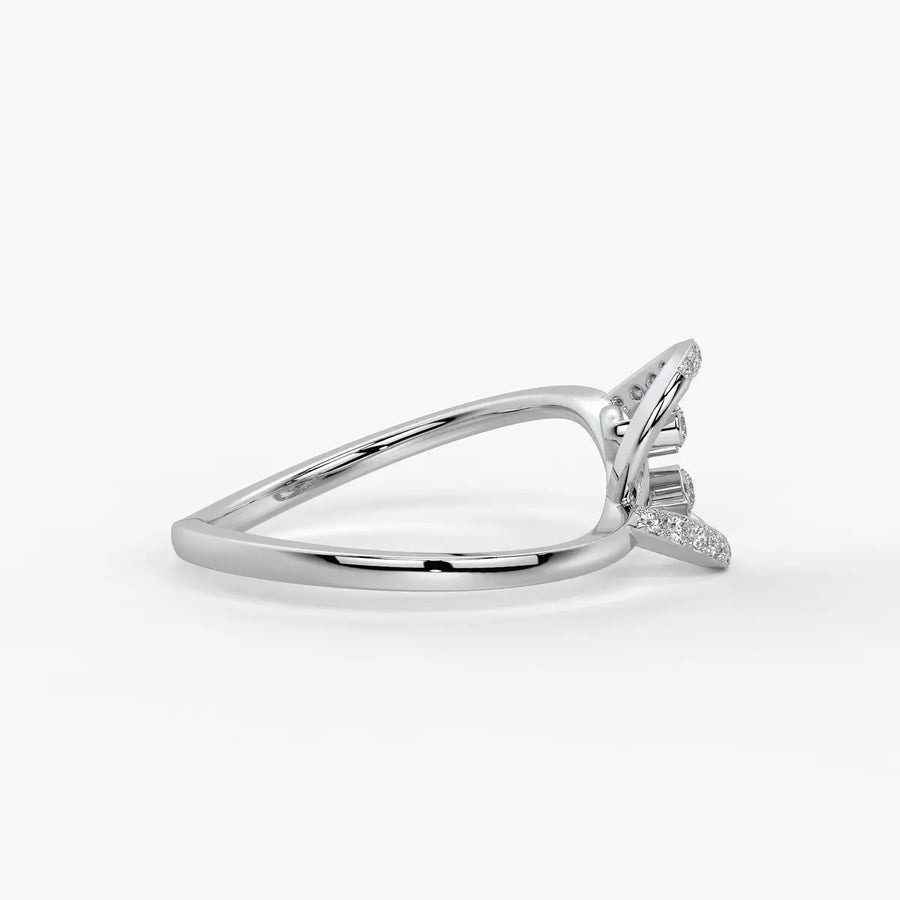 Averelle Diamond Twin Leaf Ring