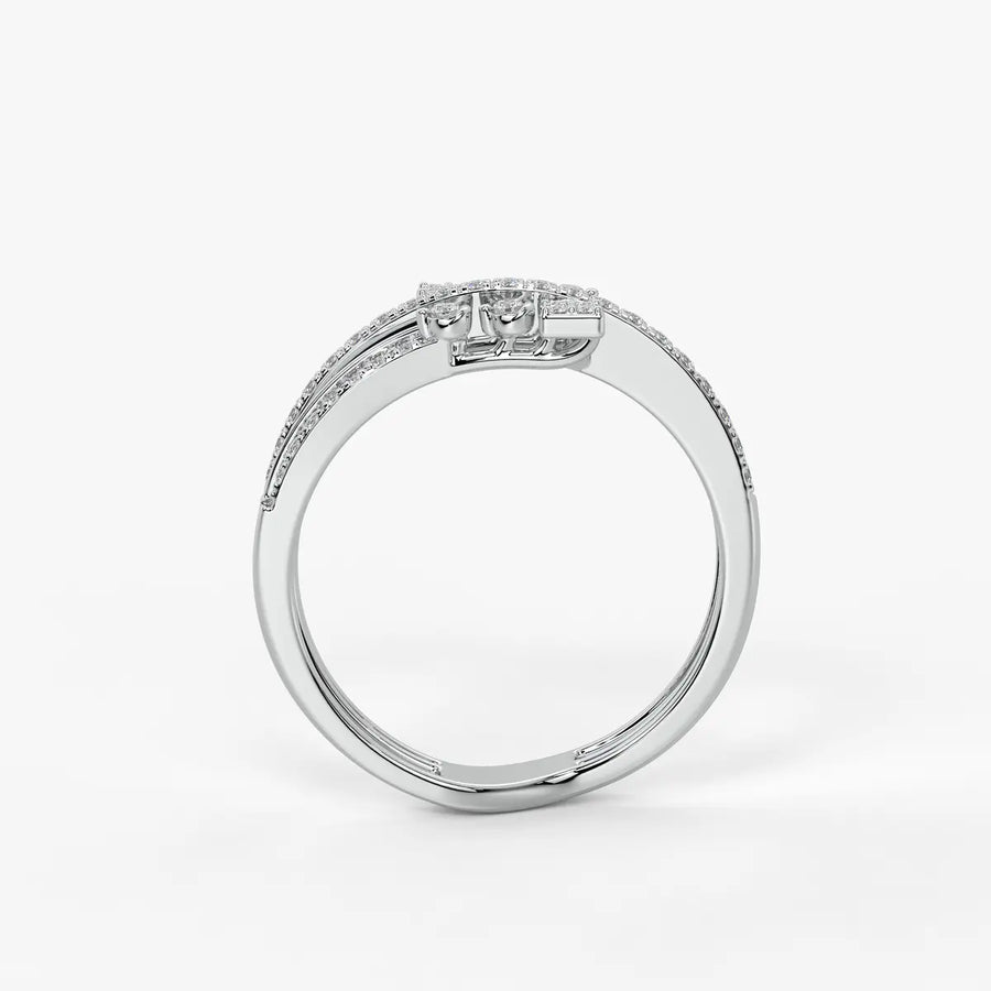 Kyvera Diamond Geo Wrap Ring