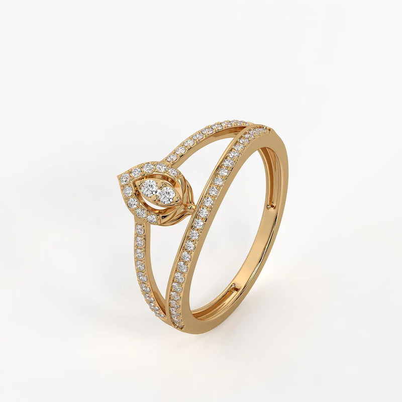 Orivah Diamond Halo Ring