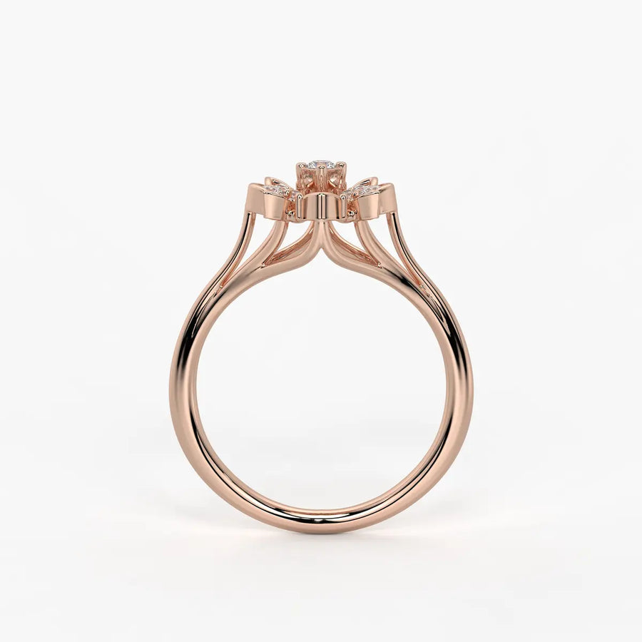 Asterion Diamond Starflower Ring
