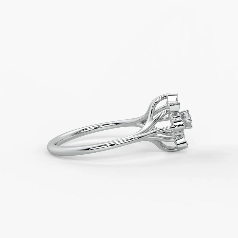 Asterion Diamond Starflower Ring