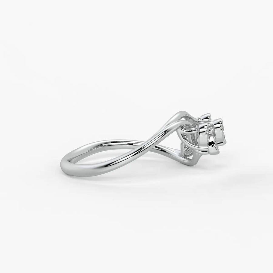 Dravik Diamond Linkwave Ring