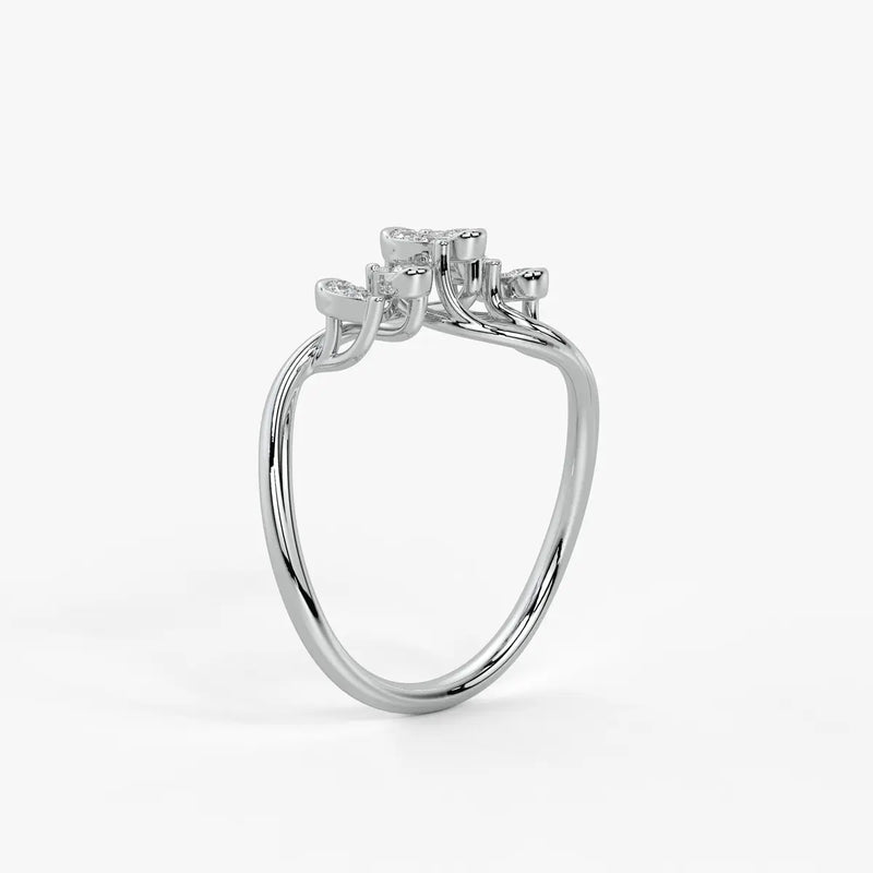 Dravik Diamond Linkwave Ring