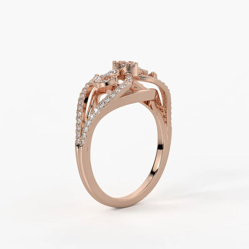 Vajra Crest Diamond Ring