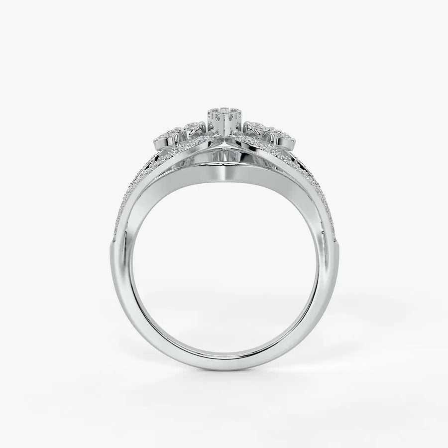 Vajra Crest Diamond Ring