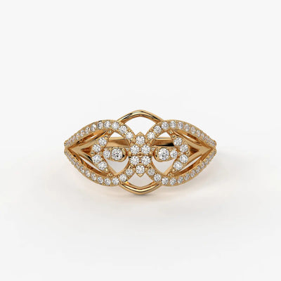 Vajra Crest Diamond Ring