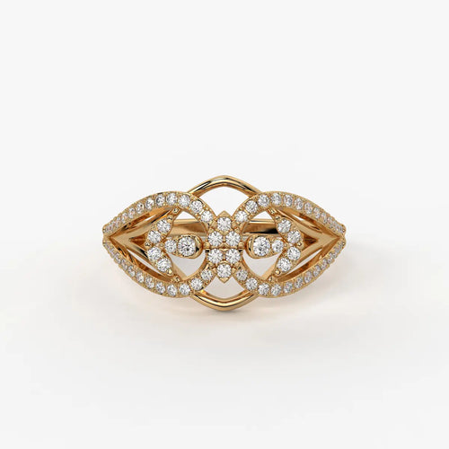 Vajra Crest Diamond Ring