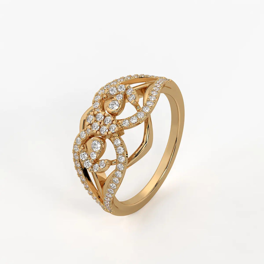 Vajra Crest Diamond Ring