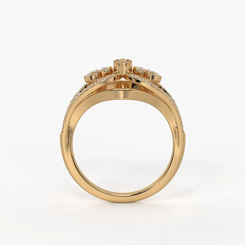 Vajra Crest Diamond Ring