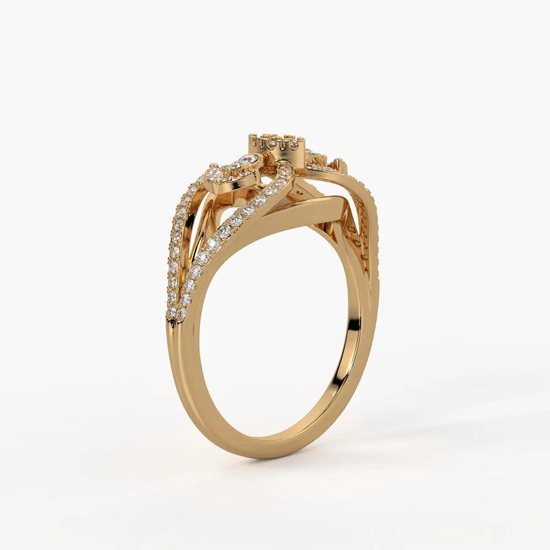 Vajra Crest Diamond Ring