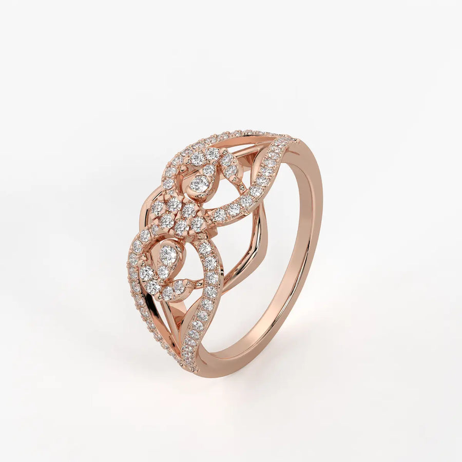Vajra Crest Diamond Ring
