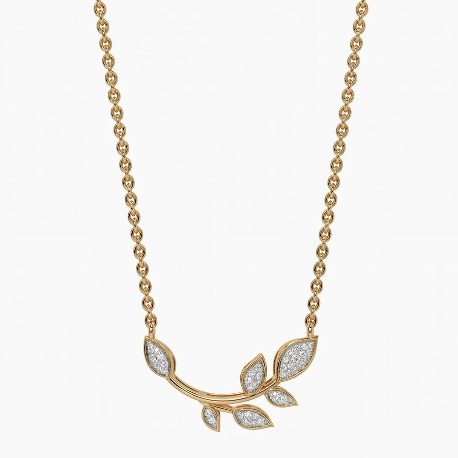 Spring Blossom Leaf Mangalsutra