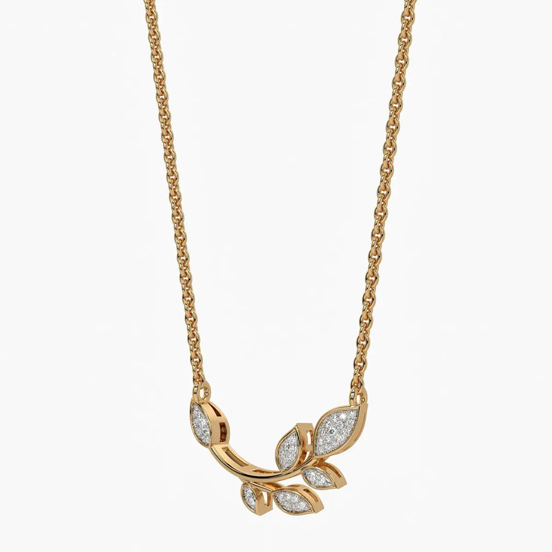 Spring Blossom Leaf Mangalsutra