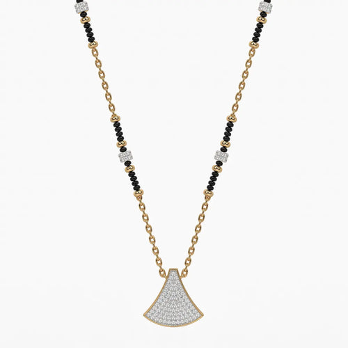 Lotus Breeze Pendant Mangalsutra