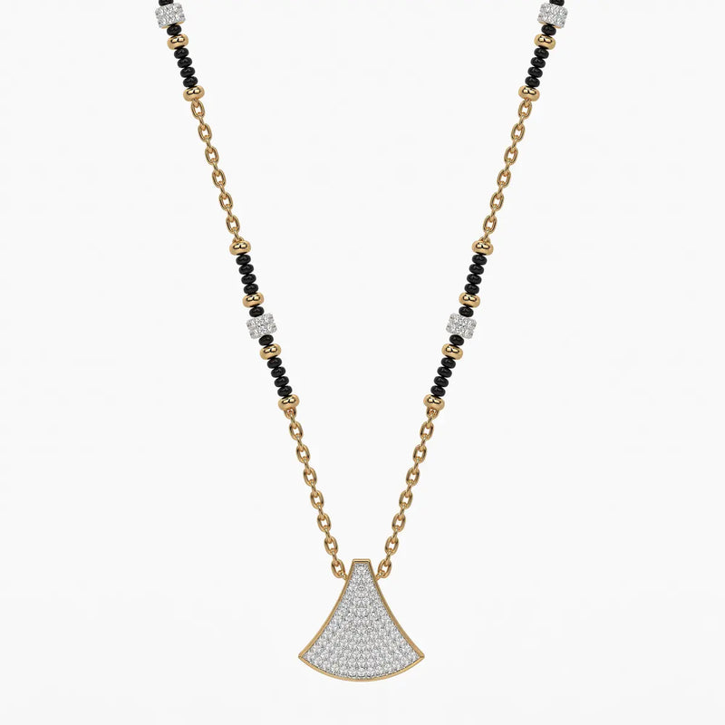 Lotus Breeze Pendant Mangalsutra