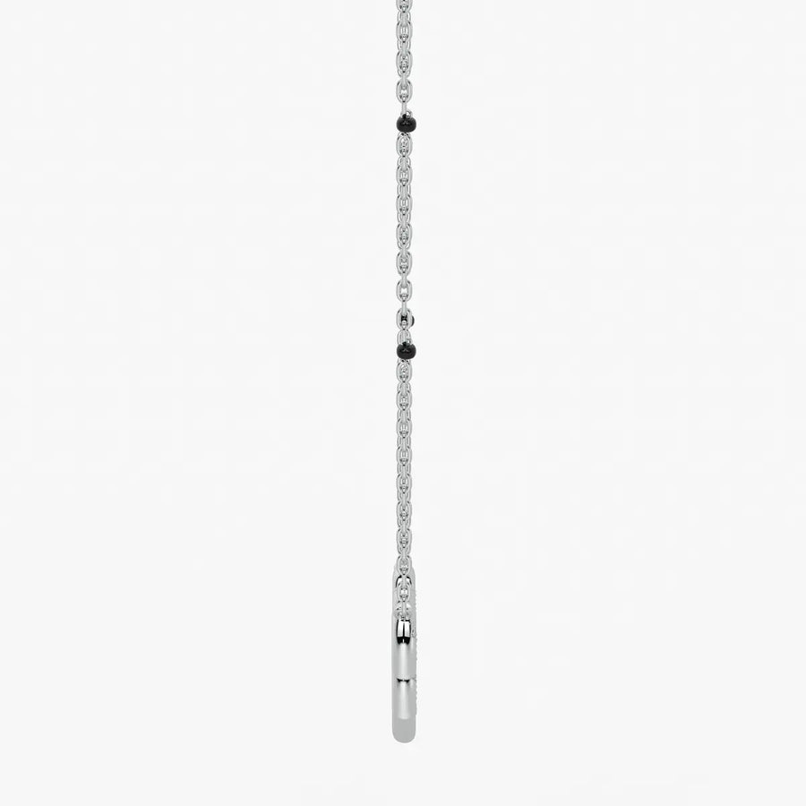 Layered Heart Charm Mangalsutra