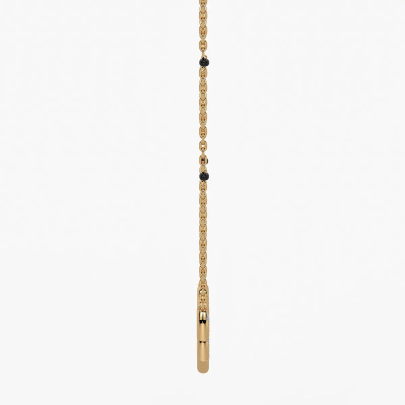 Layered Heart Charm Mangalsutra