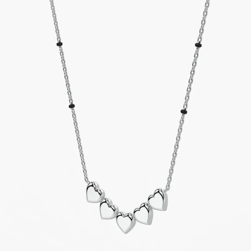 Five Heart Cluster Mangalsutra