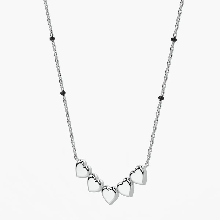 Five Heart Cluster Mangalsutra