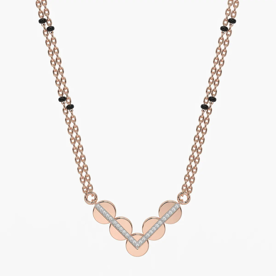 Chevron Disc Mangalsutra