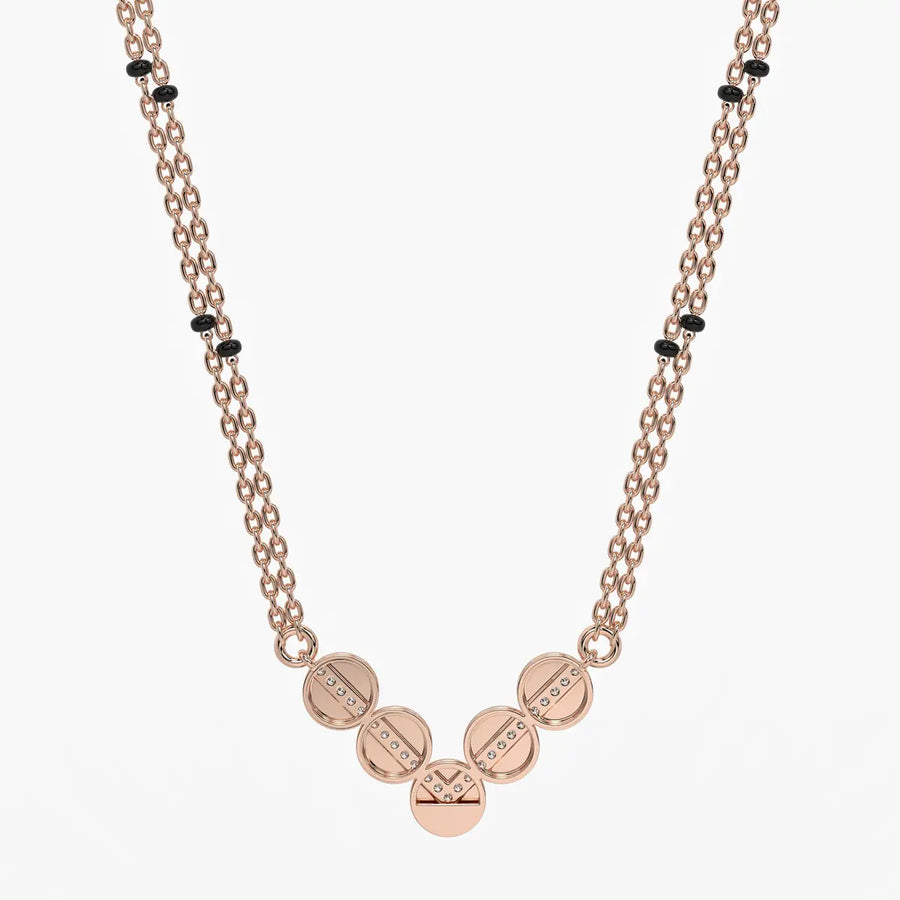 Chevron Disc Mangalsutra