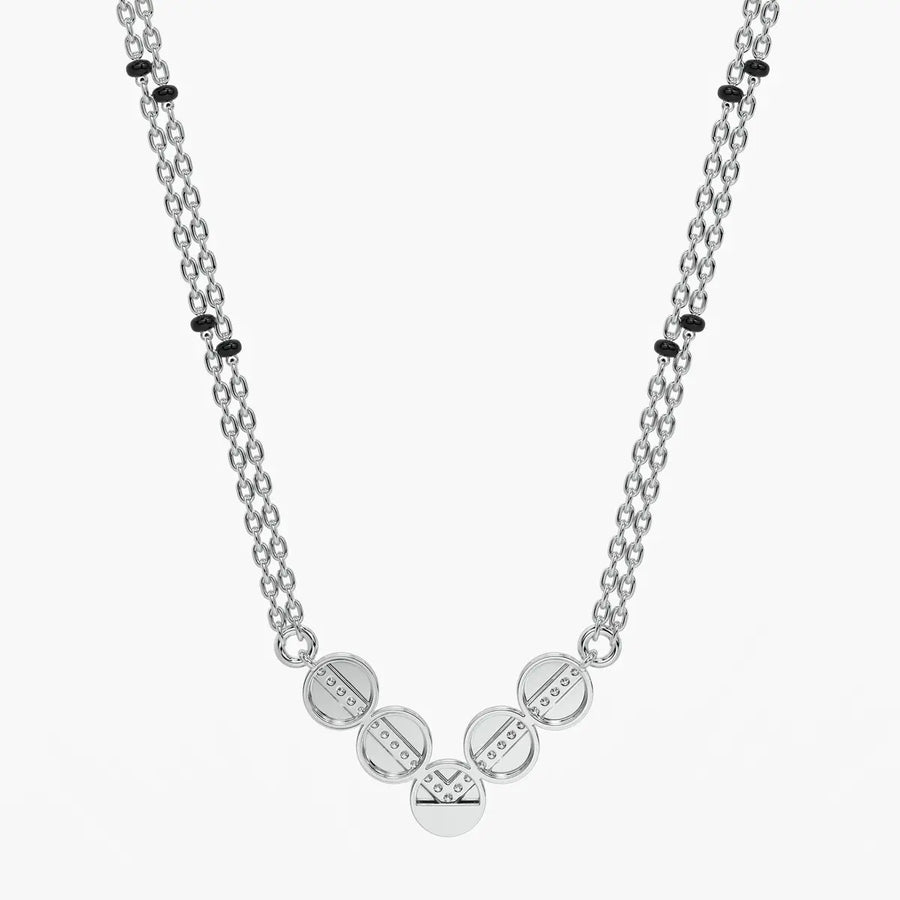 Chevron Disc Mangalsutra